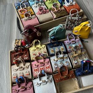 Mini bag bag charm